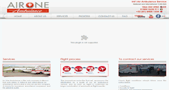 Desktop Screenshot of aironeambulance.com